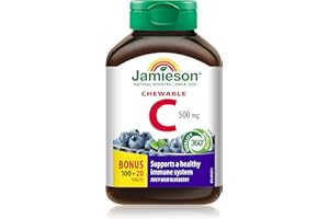 Jamieson - Vitamina C 1000 Masticabile, Mirtillo, 120 Unità