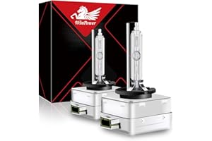 WinPower Xenon Lampadina D3S 35W HID Fari Xeno Lampada kit 42V Auto 6000K Bianca Alta Luce X-treme Vision Bixenon (2 lampade)