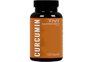 ‎TNT TRUE NUTRITION TECHNOLOGY TNT Curcumin (120 Kapseln) • Kurkuma Kapseln hochdosiert • Natürliches & reines Curcumin + Piperin • Curcuma • 100% vegane Curcuma Kapseln