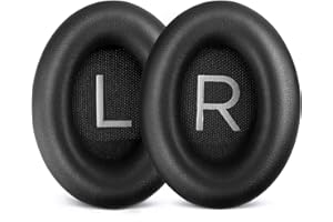 Laipuke 1 Paar Ersatz Ohrpolster Kompatibel mit Bose 700 (NC700) Bose Noise Cancelling 700 Kopfhörer mit Premium Memory-Schaum und Proteinleder (Schwarz) (Memory-Schaum und Proteinleder (Schwarz))