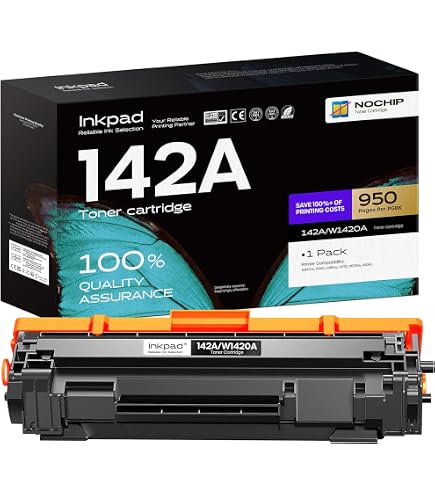Toner Compatible HP 142A W1420A - Pour LaserJet M110we M140we M139w - 950 Pages - Sans Puce (nécessite Transfert) - 6