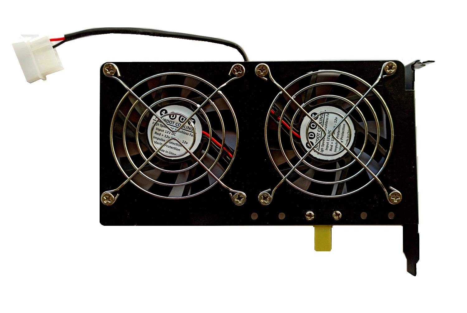 Generic FourDot Graphic Card Cooling Fan FDG280 - 2.5cm x 25mm x 2.5cm - 2000RPM 60CFM - 25dB - Desktop, Laptop