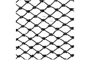 ZHANGYUQI Filet extérieur de corde de jardin d'entraînement, Escaliers de balcon, filet anti-chute, filet de sécurité for enfants, filet de protection en nylon noir, filet extérieur for clôture, filet de décora