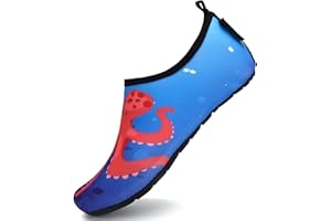 SAGUARO Chaussures Aquatiques Enfant Garçon Fille Chaussures d'eau Chaussures de Plage Respirant Chaussures Piscine-Légère Chaussons Enfant Chaussons Aquatique, Gr.18-37 EU