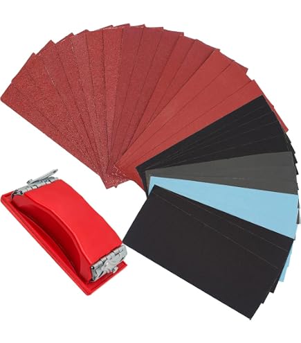 55-Piece Waterproof Sandpaper Set, 120 To 5000 Grit Wet/Dry Sanding Sheets For Metal, Wood, Auto & Furniture