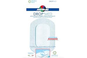 MASTER AID Drop Med, Bianco/Blu, 10.5 x 15 cm, 5 Unità