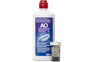 Aosept Plus Contact Lens Care Solution, single bottle, 360 ml