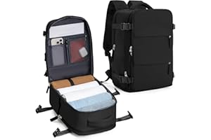 SZLX Torba Kabinowa Ryanair 40x20x25 na Bagaż Podręczny z Kieszenią na Laptopa Plecak Podróżny dla Kobiet Plecak Podróżny Easyjet Bag 45x36x20 Plecak Damski Miejski Wodoodporny Plecak Samolotowy