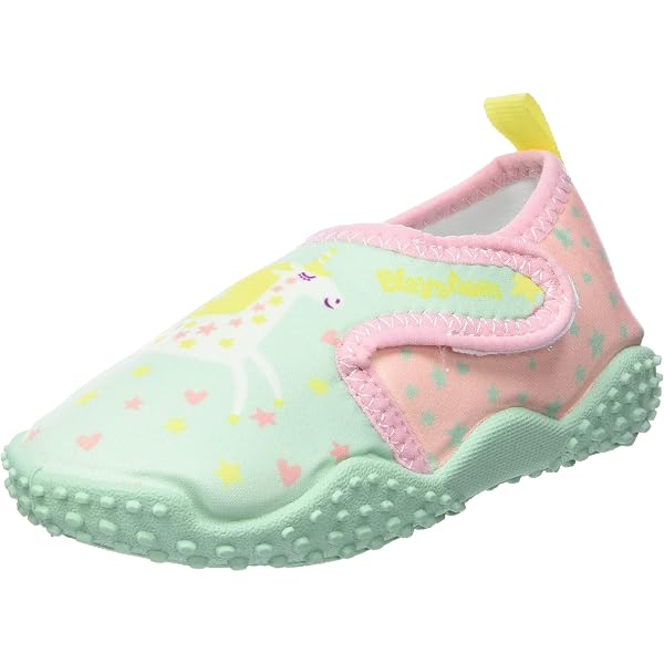 Playshoes Chapeau De Soleil Fille Mint Einhorn - Bonnet De Bain Avec Protection UV Et Couvre-Nuque