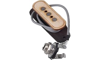 Yibuy 4.3KOhms Résistance 3 Corde Basse Micro avec Entrée Jack for Cigare Box Guitare