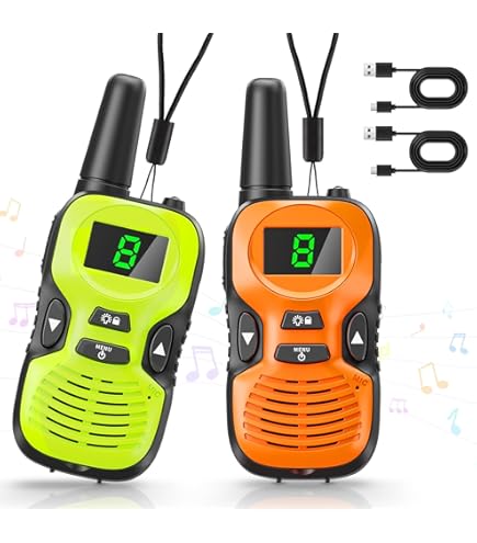 Walkie Talkies Für Kinder - Aufladbare Funkgeräte Mit 3km Reichweite Für Outdoor-Abenteuer