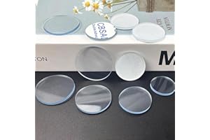 GLQSLQ 40 Stück Transparente Antirutsch Pads, 25mm Rund Antirutsch Gummi Pads, Glasplatte Tischplatte rutschfeste Gummi Punkte, Geeignet für Esstische, Werkbänke und Schneidebretter (Mit Kleberücken)