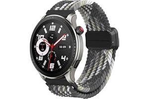 BIRDTOBR Armband Kompatibel mit Amazfit GTR 4/ GTR 3/ GTR 2/ GTR 47mm, 22mm Doppelmagnet Einstellbar Nylon Ersatzarmband, Schnell Trocknendes Breathable Sportarmband für GTR 4 Pro/GTR 3 Pro/GTR 2e