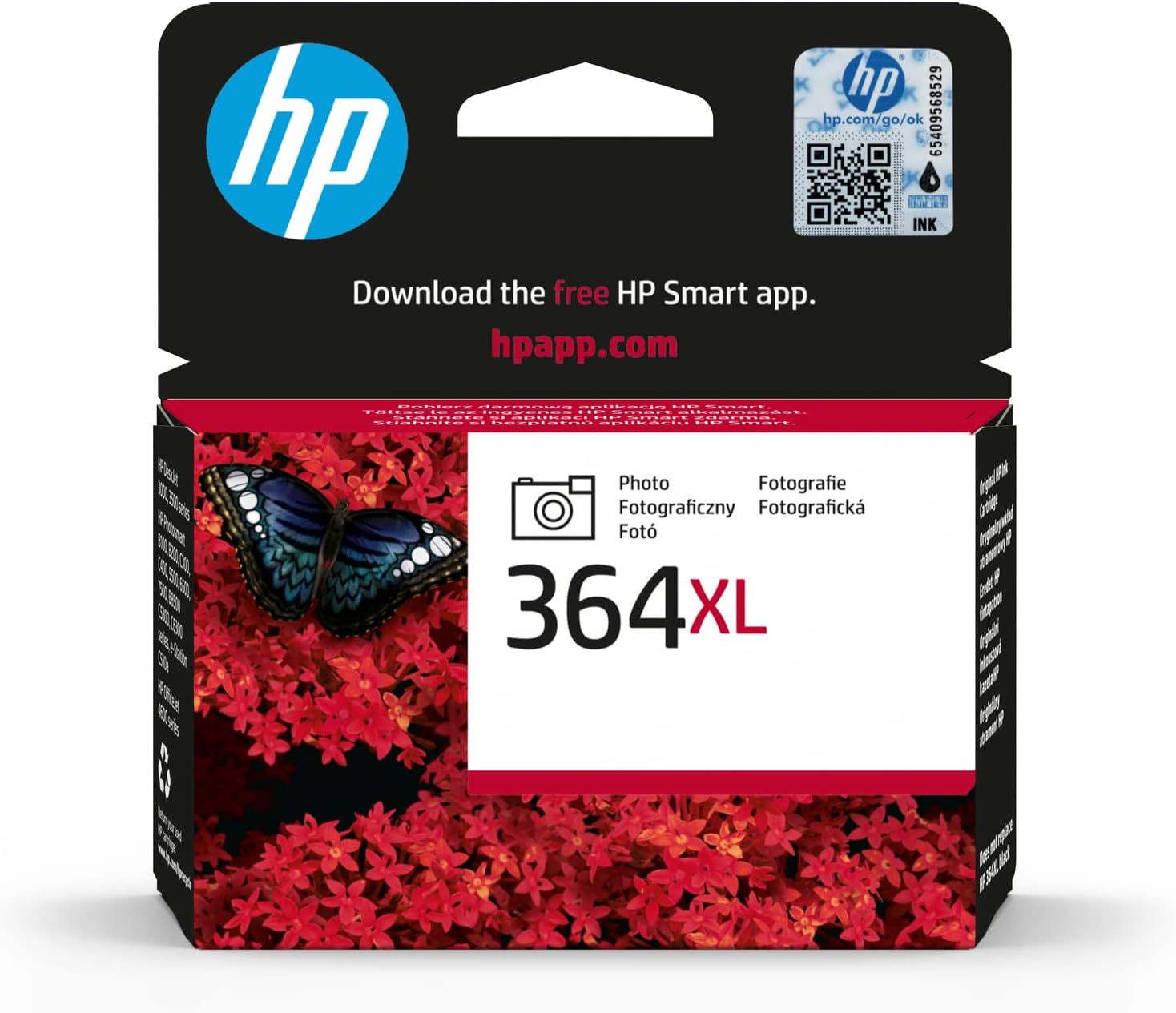 HP CB322EE 364XL High Yield Original Ink Cartridge, Photo, Single Pack