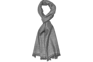 Lorenzo Cana - Herrenschal aus 100% Kaschmir, Kaschmirschal für den Mann, Winterschal aus weicher Naturfaser, 30 x 180 cm