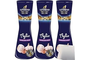 usy Bundle für Leverno Aglio Knoblauch-Spray 3er Pack (3x40ml Flasche) + usy Block