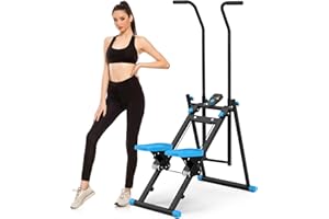 AEASYG Stepper for Home - Upgrade Vertical Climbing Training Device, Climbing Fitness Equipment for Full Body Workouts with Sturdy Frame Construction and Adjustable Handles