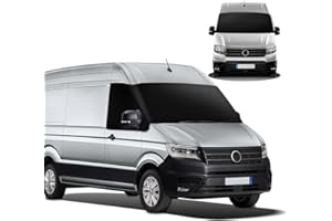 MaxEarn VW Crafter osłona przedniej szyby samochodowej, wodoszczelna ochrona przed słońcem 600D, mata termiczna na przednią szybę, ochrona przed promieniowaniem UV/mrozem/lodem/kurzem, do VW Crafter