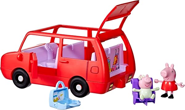 Peppa Pig Peppas großes Familienauto Spielset, Rot - 1