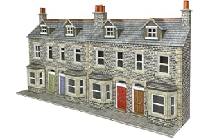 Metcalfe PO303 Terraced House Fronts Stone OO Gauge Kit