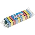 Duzzit Sponge Scourers Multicoloured For Kitchen And Bathroom, Remove Grease & Grime, Pack Of 10, Multi, 10 Count (Pack Of 1)