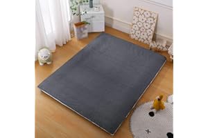 GENERIC Traditional Japanese Futon Mattress 100% Cotton,Double Zipper Futon Floor Mattress Cover,Tatami Mattress Protective Cover,Machine Washable,T,180x200cm/71x78