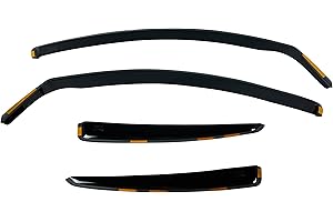 HEKO-25368 VAUXHALL VECTRA C 2002-2008 HTB Heko Wind Deflectors Tinted 4pcs set