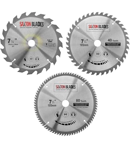 Lame De Scie Circulaire 185 X 20 Mm - 40 Dents TCT Premium Pour Bois