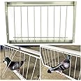 SRRPS PIGEON Pigeon Loft Door Pigeon Entrance Plastic Door Trap Door Pigeon House Door Racing Supplies Pet Bird Supply Product Bird Cage Door (30Cm/12In), White