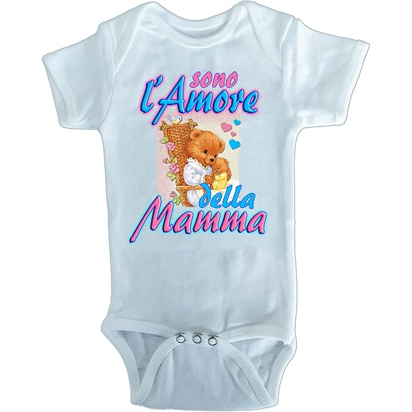 Body In Cotone Per Bambino I Love Lazio - Ricamato A Mano In Italia, Personalizzabile