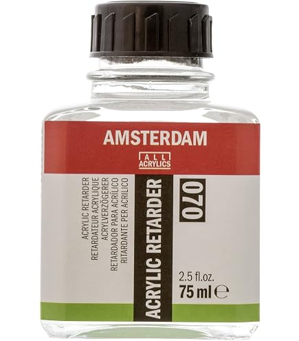 Titan Ritardante Per Colori Acrilici - 100 Ml, Prolunga Asciugatura Di 5-10 Minuti, Mescolabile Fino Al 5% - 3