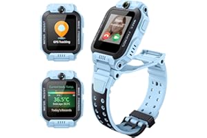 imoo Z7 Kids Smartwatch, Dual-Camera HD Video and Phone Call Watch Phone, GPS Watch with Real-time Locating & 14 Days History, 4 Sport Modes, 24H Health Monitoring, IPX8 Waterproof for Kids (Blue)
