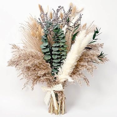 Vaas pampas gras gedroogde bloemen - België