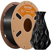 ERYONE PLA Filament 1.75 mm, 3D Drucker Filament PLA, Maßgenauigkeit +/- 0,03 mm 1 kg/Spule, Schwarz