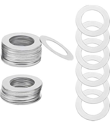 thumbnail image 2 of 10/20pcs 304 Stainless Steel Super Ultra Thin Flat Washer Shim Plain Gasket M9 M10 M12 M13 M14 M15 M16 M17 M18 M20 M22 M25 M30(M17x22mm 20pcs,Thick 0.2mm 2 of 13