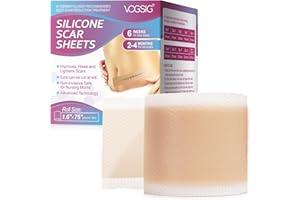 JCZQDRPC 1 Packung Narbenentfernungsblätter, Silikon-Narbenblätter, ultradünn, flexibel und wiederverwendbar, Narbenbehandlung, 4,1 x 190,5 cm, 1,9 m