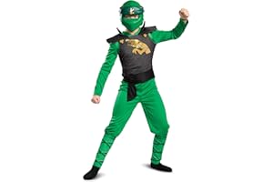 LLOYD Kostüm für Kinder, klassischer Lego Ninjago Legacy Themed Kinder Charcter Jumpsuit