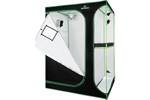 GreenArchitecture GA Grow Tent 2-in-1 150x120x200 CM Multifunctional Growing Tent for Home Growing Lightproof and Tearproof Canvas Waterproof Indoor Grow Tent (150x120x200 CM)