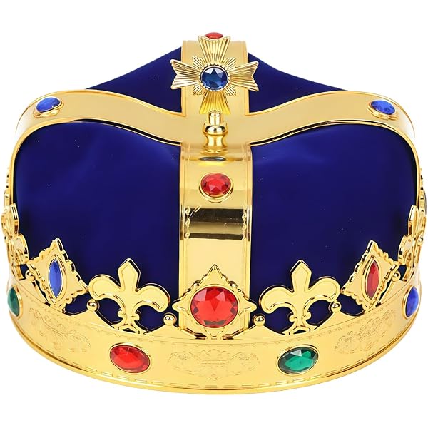 TOYANDONA Königskrone Set – 2 Goldene Kronen Mit Strass – Für Kinder & Erwachsene – Halloween & Partyzubehör