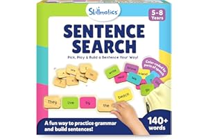 Skillmatics Learning Toys - Sentence Search, Fun Sentence Building Activity, Christmas Stocking Stuffers, Creative Word Play, Educational Toys for Kids, Gifts for Boys and Girls Ages 5, 6, 7, 8