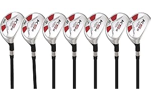 Majek Senior Men’s Golf All Hybrid Complete Full Set, which includes: #5, 6, 7, 8, 9, PW +SW Senior Flex Right Handed New Utility “A” Flex Club