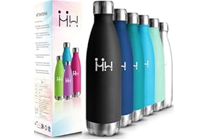 HoneyHolly Borraccia Termica, 18/8 Acciaio Inox Bottiglia Termica - 750ML - Senza BPA Borraccia Palestra, Isolato Sottovuoto, Antigoccia, Bottiglia Acqua Termos per Scuola, Sport, Ufficio