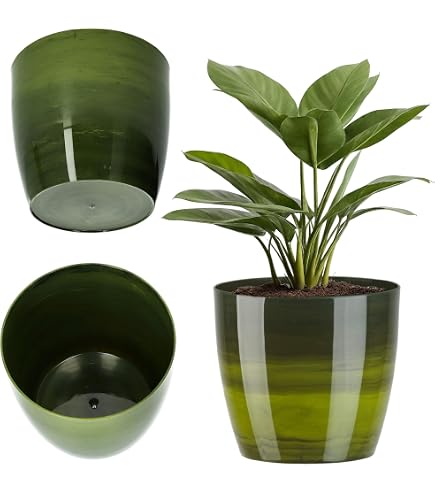 Fioriera Vaso da fiori in ceramica oro nero 13cm H12