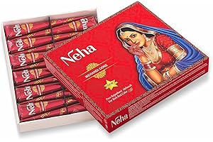 GENERIC 12 x Neha Natural Henna Mehndi Cones Organic Temporary Tattoos, NO PPD, All Natural