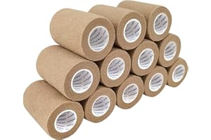 COMOmed Non-woven fabric self-adhesive Bandage venda cohesiva Mascota Vendaje Piel 7.5cmX4.5m 6 Volumen