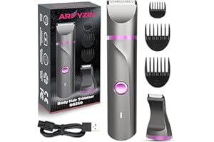 AREYZIN Recargable Rasuradora Mujer,Profesional Afeitadora Mujer,Indoloro Maquina Depilar Mujer,2 en 1 Rasuradora mujer zona intima,IPX7 Impermeable,Uso en Seco y en Mojad,Verde…