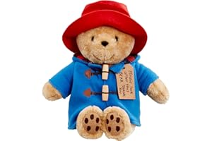 Officially Licenced Classic Cuddly Paddington Bear Soft Toy by Rainbow Designs