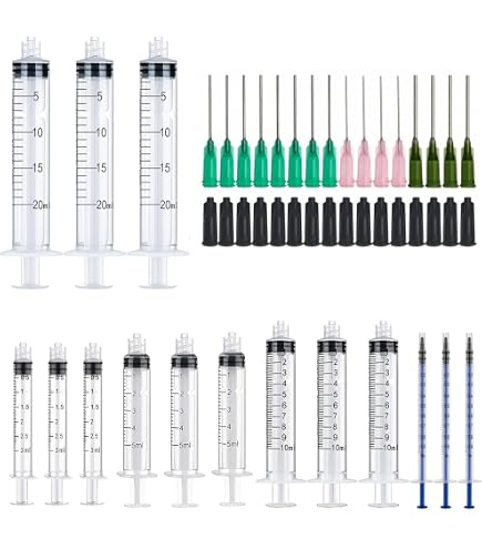 Seringue DIY pour E-Liquide 10ml avec aiguille de 10cm et 1,6mm de diamtre  interne Utilisable avec les E-Liquides, la Colle, de l'Huile, de l'Encre,  de la Peinture, etc. (10 ml) : Amazon.fr: