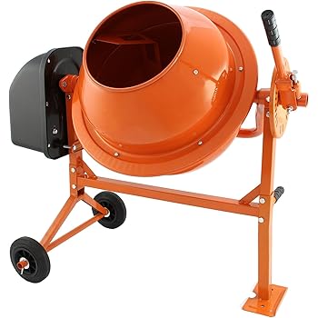 63L Litre Portable Electric Cement Mixer Plaster Concrete: Amazon.co.uk