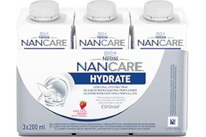 NESTLÉ NANCARE HYDRATE Alimento a Fini Medici Speciali alla Fragola, 3 brick da 200ml (600ml)